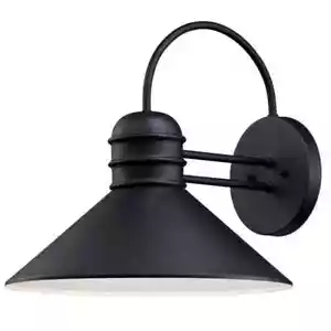 Westinghouse Watts Creek 1-Light Textured Black Outdoor Wall Lantern Sconce - Picture 1 of 5