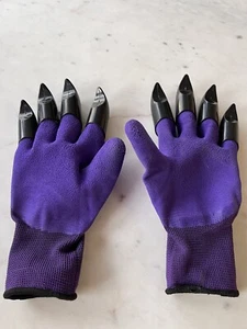 🆕Gardening Digging Planting Pruning Tools Lawn Care 🌺8 Claws 🌻Garden Gloves🌷 - Picture 1 of 9