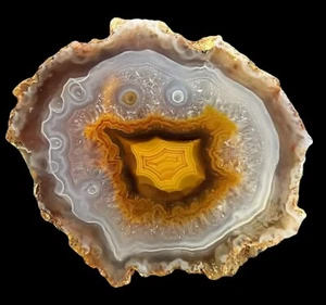 Sammler Achat AGOUIM / Agate aus Marokko/ Morocco / Collectable-Agates #A4-9# - Bild 1 von 4