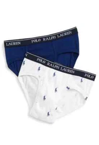 Polo Ralph Lauren L95450 Boy's 2 Pack Briefs Size Small - Picture 1 of 3