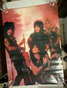 MOTLEY CRUE 1984 POSTER!!!! GREAT CONDITION!!! - Picture 1 of 11