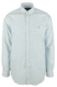 Polo Ralph Lauren Men's Classic Fit Plaid Long Sleeves Oxford Shirt, L - Picture 1 of 3