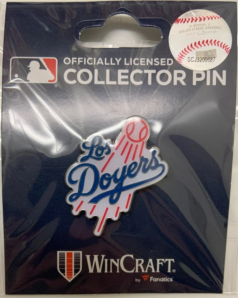 LOS ANGELES DODGERS LOS DOYERS LOGO COLLECTOR PIN NEW WINCRAFT - Image 1 of 1