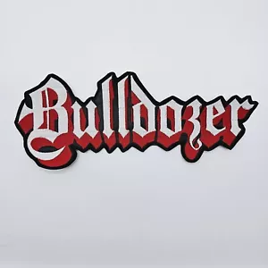 Bulldozer Logo EMBROIDERED BACK PATCH - Picture 1 of 1