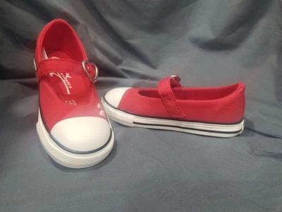 Converse Niños Pequeños Delicados Mary Jane Rojo Buey Talla 9 ¡NUEVO SIN CAJA! Foto 1 de 4