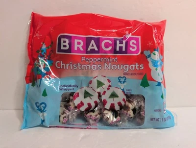 Turrones de Navidad Brach's Peppermint envueltos individualmente mezclados 11 onzas Foto 1 de 3