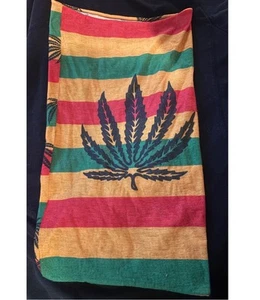 Festival Rave Face Mask Face Cover Marijuana Hemp Mary Jane - Picture 1 of 2