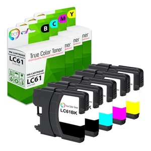 Cartucho de tinta 5Pk TCT LC-61 BCMY compatible para Brother MFC250C 255CW, DCP165C - Imagen 1 de 6