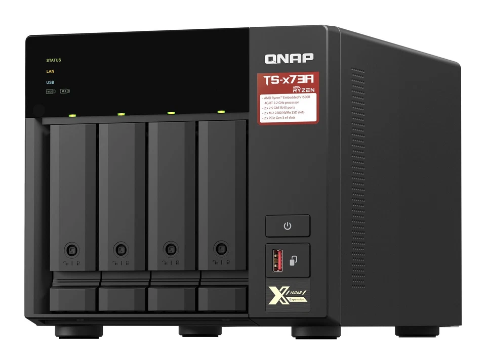 ^QNAP TS-473A-8G NAS-Server - Image 1 of 1