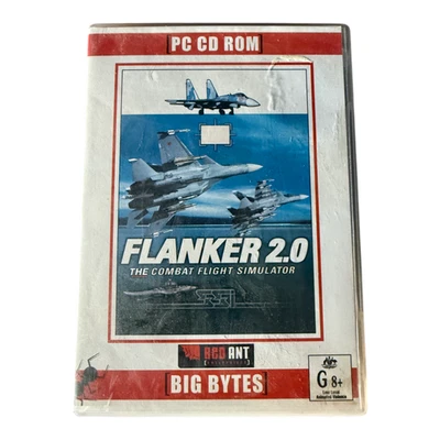 Flanker 2.0 PC Combat Flight Simulator Big Bytes Red Ant CD ROM - Image 1 of 3