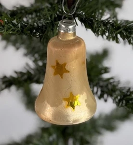 809/25a 1x alter Weihnachtsschmuck Christbaumschmuck Glocke Eislack - Picture 1 of 4