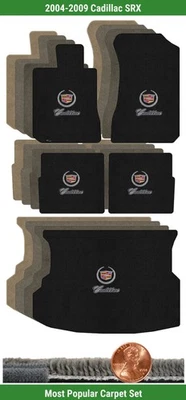 Juego de alfombrillas Ultimat personalizadas para Cadillac SRX 2004-2009 con logotipo (5 piezas) #3LR Foto 1 de 4