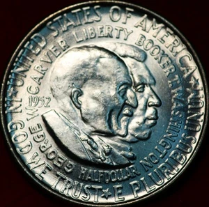 Uncirculated 1952 Washington/Carver Silver Commemorative Half Dollar - Picture 1 of 2