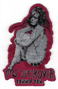 SCHWEINEZERSTÖRER-TERRIFYER-GEWEBTER PATCH-LASERSCHNITT - Bild 1 von 1