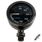SF-1 TopDeal: DirZone Finimeter PVD SPG 52 mm 0-300 Bar, CHROME schwarz Display