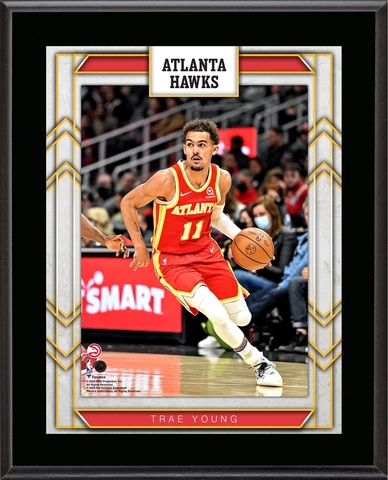 Trae Young Atlanta Hawks 10.5" x 13" Sublimated Player Plaque Cover