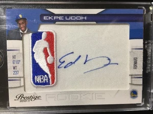ERROR CARD!! 2010-11 Prestige Ekpe Udoh NBA LOGO RC BUT WITH ED DAVIS AUTO! 2/10 - Picture 1 of 1