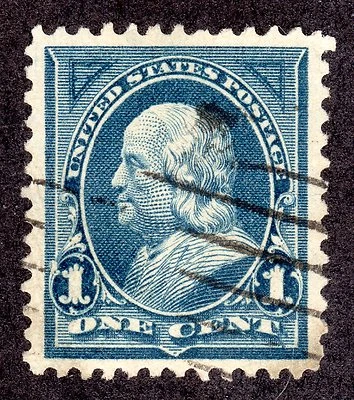 US # 264 (1895) 1c, Used, Grade: VF/XF - Franklin - Image 1 of 2