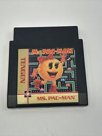Ms Pac-Man NES Nintendo Entertainment System  Tengen  Black