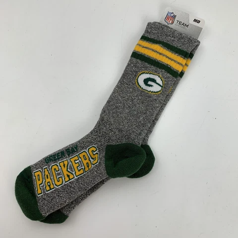 Green Bay Packers Football Team Apparel Socks Size M New Cover