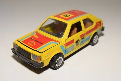 A30 1:25 HOTWHEELS MATTEL MEBETOYS 6828 VOLVO 343 DL 343DL RALLY GIALLO RARO! - Immagine 1 di 4