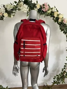 JOULES Ladies Backpack Rucksack Wanderer Technical Red Stripe NEW FREEPOST OF14 - Picture 1 of 17