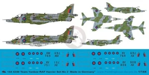 Peddinghaus 1/144 British RAF Harrier Markings #2 (4 aviones) (Team Yankee) 4246 - Imagen 1 de 1