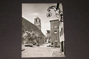 121) Postal St. Jakobskirche + Bayer. Banco hipotecario sucursal Wasserburg Schustergasse - Imagen 1 de 2