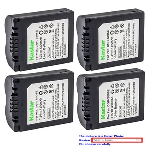 Kastar Replacement Battery for Panasonic CGA-S006 & Panasonic Lumix DMC-FZ7BS - Picture 1 of 7