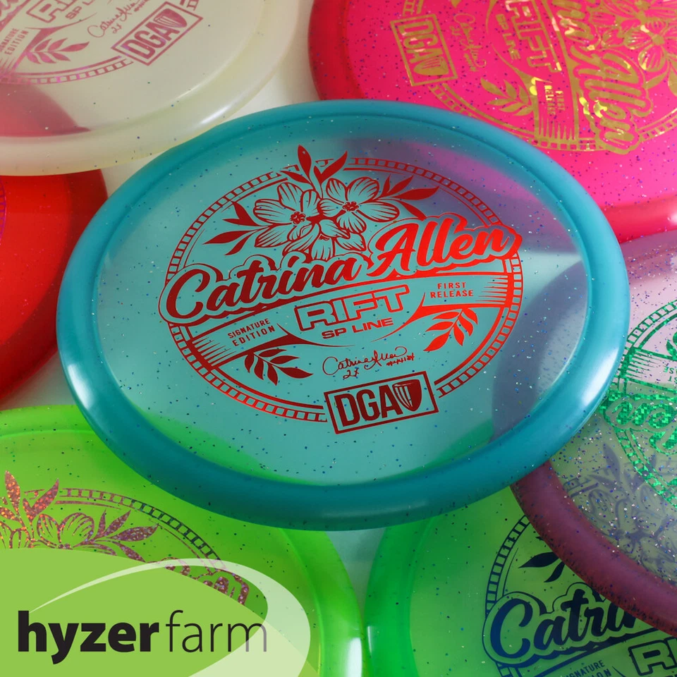 DGA CATRINA ALLEN 1ST RUN SPARKLE RIFT *pick weight/color* Hyzer Farm disc golf - Image 1 of 1