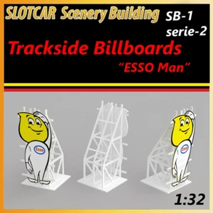 Vallas publicitarias Slotcar Scenery Building Trackside "ESSO Man" Scalextric, Carrera - Imagen 1 de 7