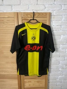 BORUSSIA DORTMUND BVB JERSEY AWAY FOOTBALL SHIRT 2005 - 2006 NIKE MEN sz S - Picture 1 of 14