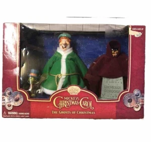 Disney Holyday Mickey's Christmas Carol The Ghosts Of Christmas Figure Set - Picture 1 of 10