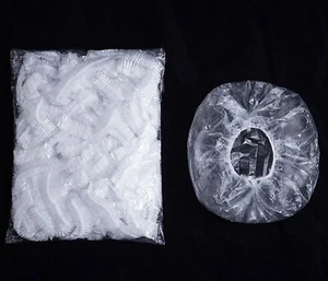 100 Plastic Large Bowl Covers - 20 Inch Elastic Reusable, Large Bow... Fast Ship - Picture 1 of 9
