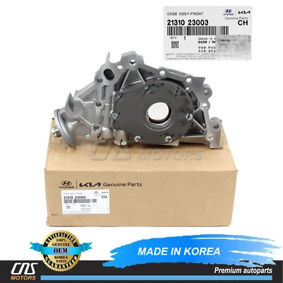 GENUINE Engine Oil Pump for 09-12 Elantra Tucson Kia Sportage Soul 2131023003 - Image 1 of 4