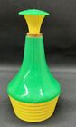 Vintage Gothamware Plastic Green Yellow  Ironing Laundry Sprinkler Bottle