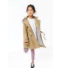 Size 11-12 - ZARA Kids Girls Classic Hooded Trench Coat