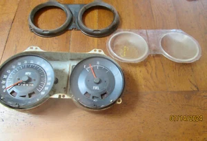 1967 1968  Firebird Camaro  160 Mph Gauge Cluster Speedometer Fuel Gauges  NICE - Picture 1 of 9