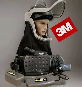 3M Versaflo Adflo M-407 Flip Up Face Shield Safety Helmet Flame Proof PAPR PPE - Picture 1 of 19