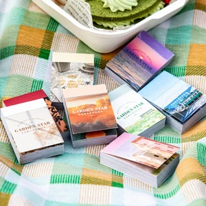 50 PIEZAS Pegatinas de Papel Flor Álbum de Recortes Diario Tarjetas Álbum Papelería Hágalo Usted Mismo Artesanía - Imagen 1 de 20