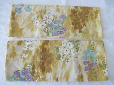 Lot 2 Vintage Royal Family Cannon Standard Size Pillowcases Flowers - Lovely