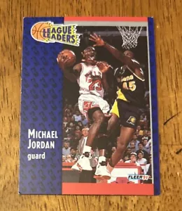1991-92 Fleer Basketball Michael Jordan League Leaders #220 - Picture 1 of 2