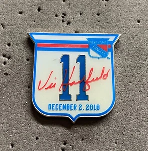 New York Rangers #11 Vic Hatfield December 2, 2018 NHL Hockey Pin - Foto 1 di 1