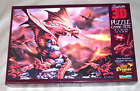 Complete Super Prime 3D Age of Fire Dragon 500 Piece Puzzle Anne Stokes 2017 Pc