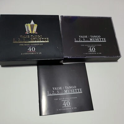 Valse Tango 1 2 3 Musette The Gold Collection Various Disc Box Set 1997 CD Set  - Image 1 of 4