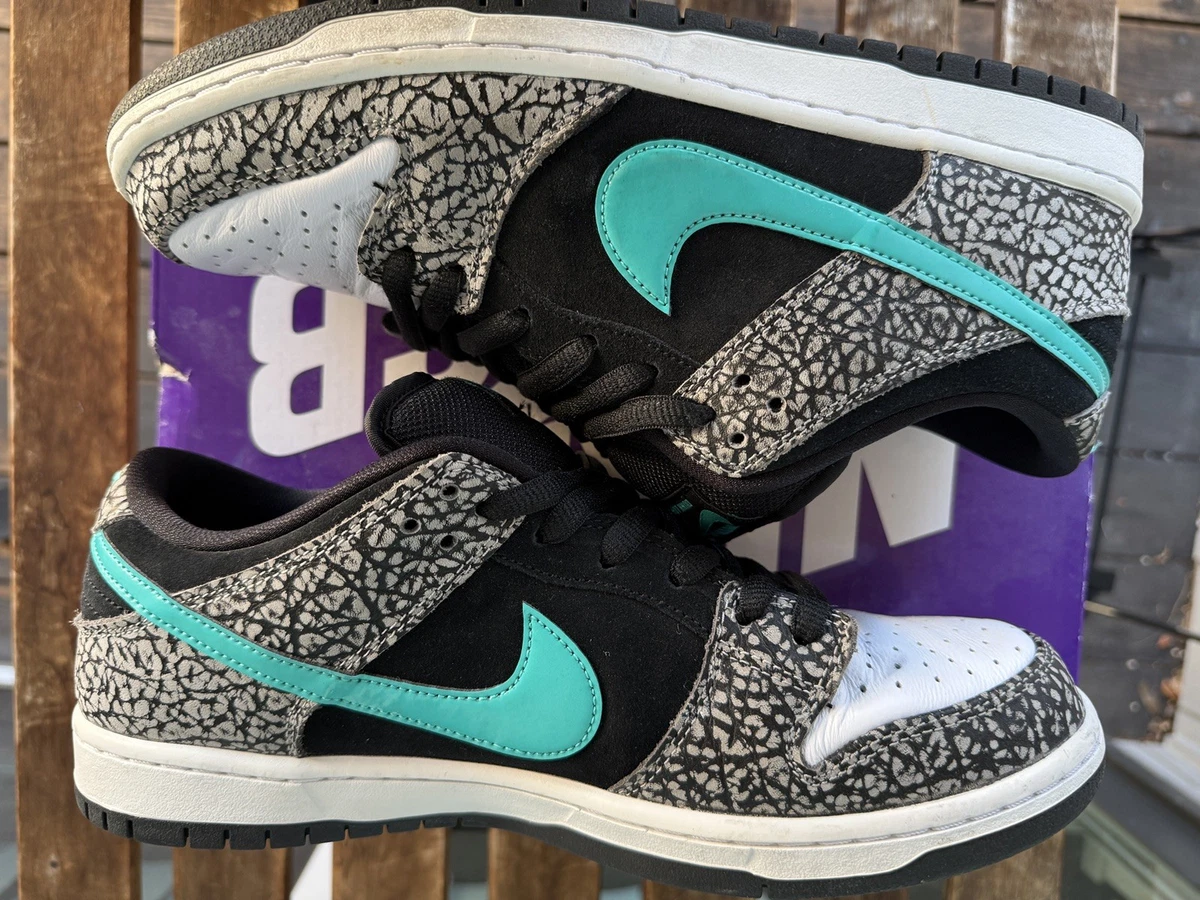 atmos NIKE SB ダンク エレファント　ELEPHANT Nike SB Dunk Low Atmos Elephant BQ6817-009 GREY/BLACK-WHITE-CLEAR