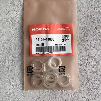 NEW OEM Pack For 10 Honda 14MM PCV Drain Plug Gasket Washer 94109-14000 US STOCK - Image 1 of 4
