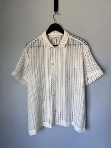 Camisa Bode Meandering Encaje - Talla Mediana - Natural - NUEVA - Imagen 1 de 9