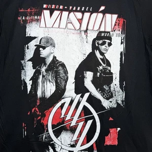 Camicia Wisin Y Yandel Taglia Large Reggaeton La Ultima Mission World Tour Concerto - Foto 1 di 6