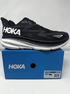 Gr. 13 D Hoka Herren Clifton 9 Sportschuhe SCHWARZ/WEISS 1127895-BWHT NEU - Bild 1 von 5